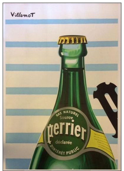 Postcard - Poster Reproduction - Perrier Gaz Naturel Source 1950 - Publicité