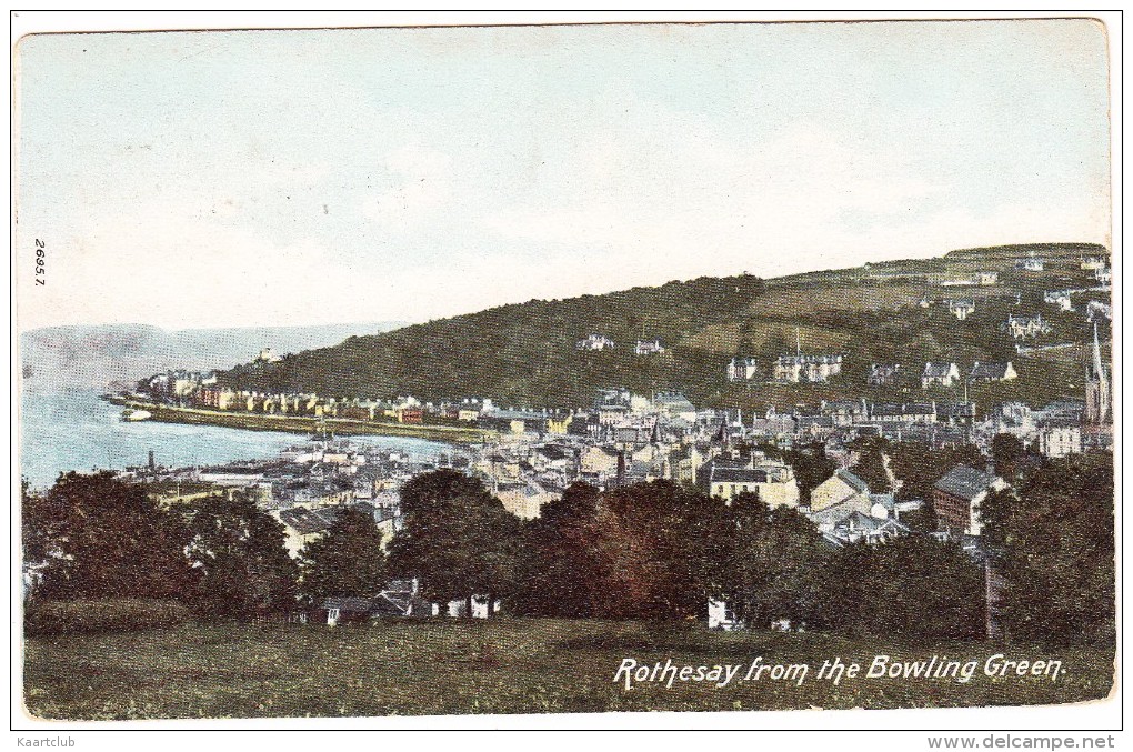 Rothesay From The Bowling Green  - 1905 -  (Scotland) - Bute