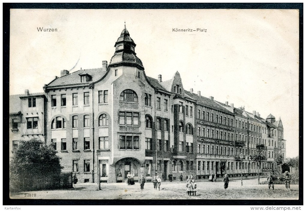Wurzen, Könneritz-Platz, Kinder, 25.5.1908, Reinicke & Rubin - Wurzen