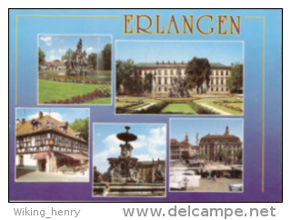Erlangen - Mehrbildkarte 4 - Erlangen