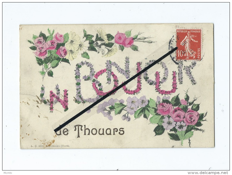 CPA - Un Bonjour De Thouars - Thouars