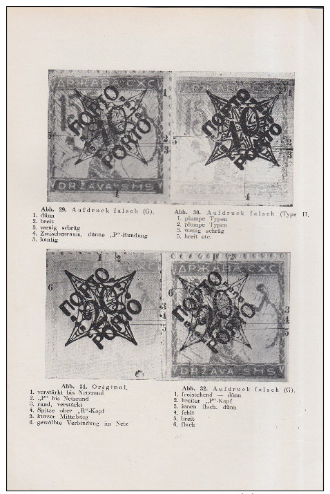 Stiedl & Billig : Grosses Handbuch Der Fälschungen - S.H.S. II : Kroatien - Altri & Non Classificati