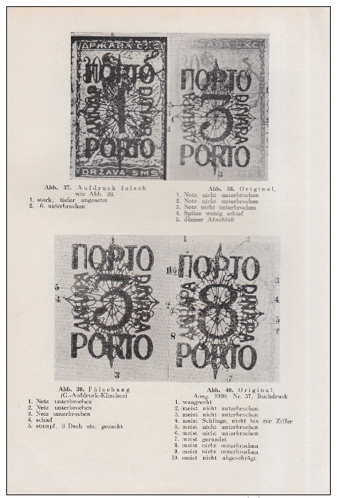 Stiedl & Billig : Grosses Handbuch Der Fälschungen - S.H.S. II : Kroatien - Altri & Non Classificati