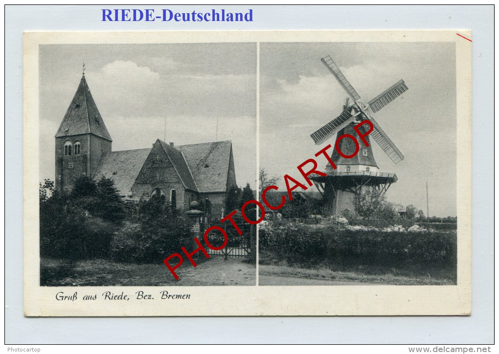 MOULIN A VENT-WINDMÜHLE-Gruß Aus RIEDE-Deutschland- - Moulins à Vent