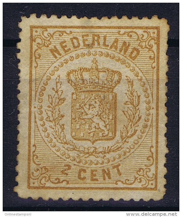 Nederland: NVPH Nr 17 Not Used (*) SG Geen Gom  1869 - Ongebruikt