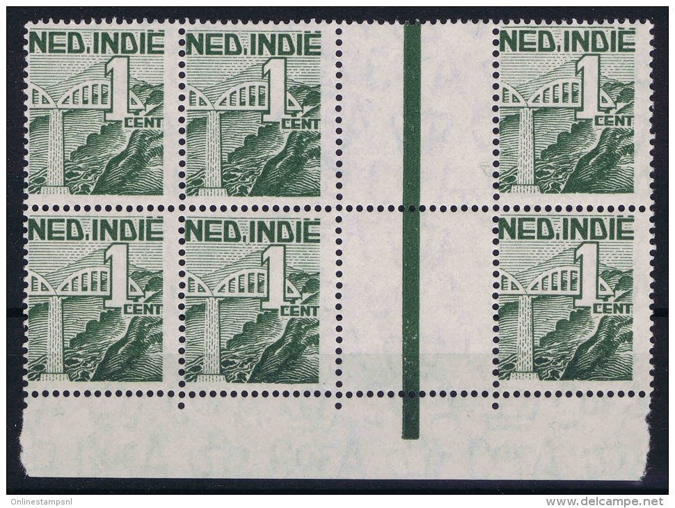 Dutch East Indies  NVPH 317  MNH/**  Brugparen / Randstuk - Nederlands-Indië