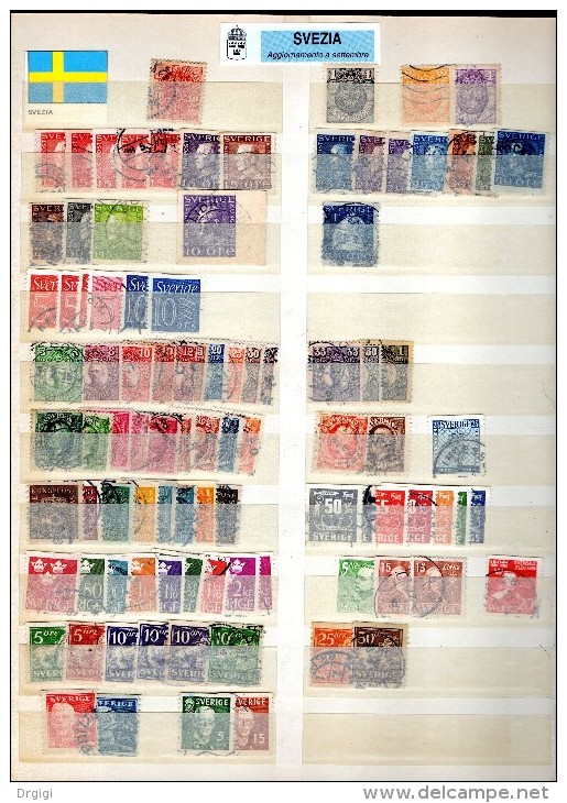 SVEZIA, SWEDEN, SCHWEDEN, SUEDE  Old And Recent Used  & Mint Stamps - Collections