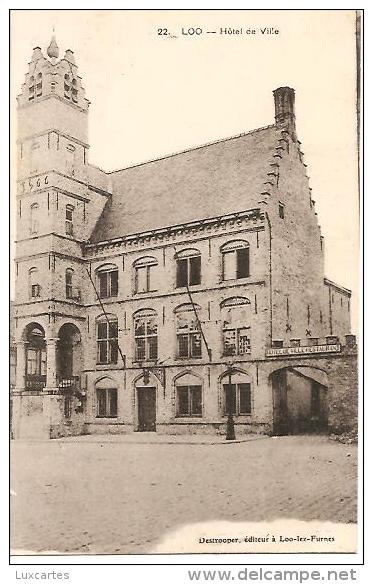 22. LOO. HOTEL DE VILLE. - Lo-Reninge