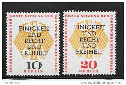 Germany Scott 9N158-59 Mint NH VF  CV 2.55 - Unused Stamps