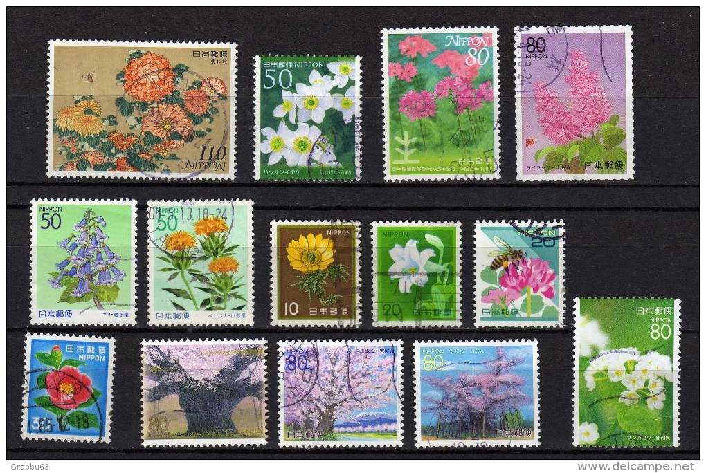 Japon - Flore - Lot 274 - Oblitérés - Gebraucht