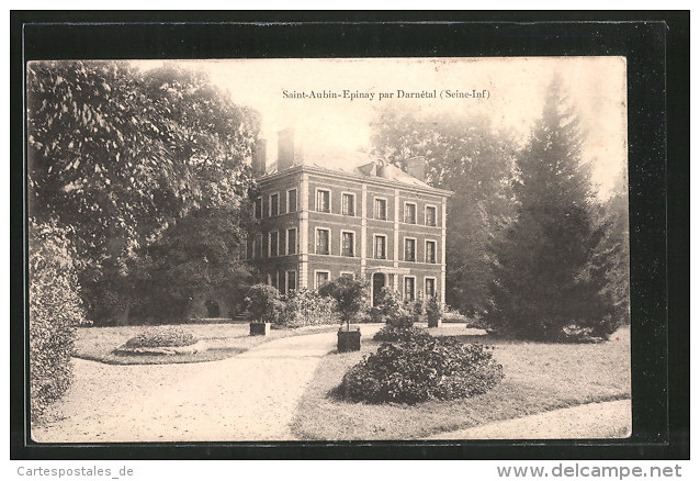 CPA Saint-Aubin-Epinay, Le Château - Sonstige & Ohne Zuordnung