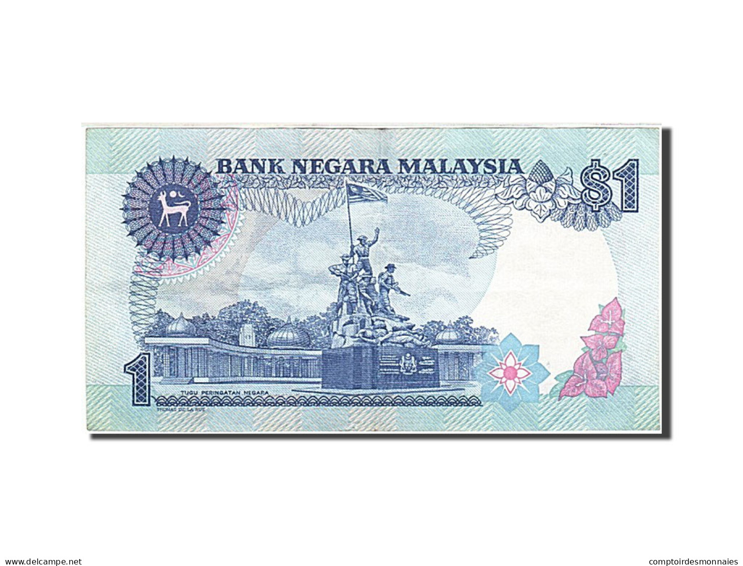 Billet, Malaysie, 1 Ringgit, 1986-1995, Undated, KM:27b, TTB - Malasia