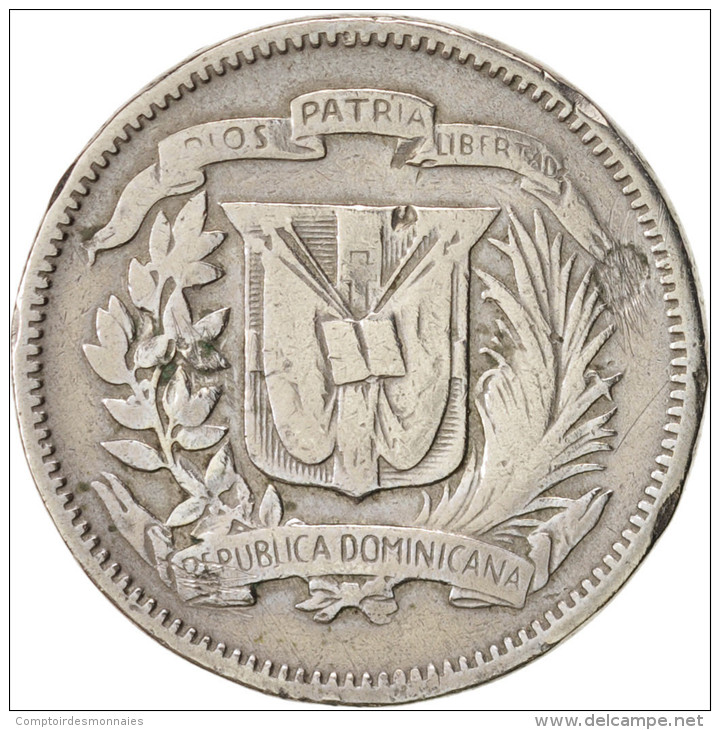 Dominican Republic, 5 Centavos, 1961, KM:18 - Dominicaine