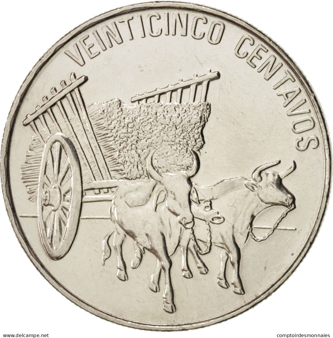 Monnaie, Dominican Republic, 25 Centavos, 1991, SUP, Nickel Clad Steel, KM:71.1 - Dominicana
