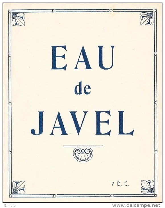 EAU DE JAVEL 7 D.C. - Autres & Non Classés