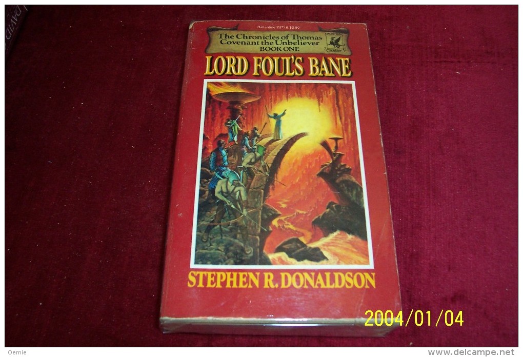 STEPHEN R DONALDSON  °  LORD FOUL'S BANE - Fantascienza