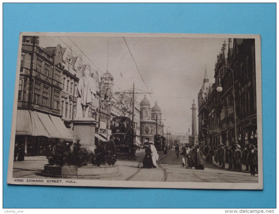 King EDWARD Street Hull () Anno 1925 ( Zie Foto Voor Details ) !! - Hull