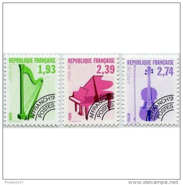 Timbres Préoblitérés France N°210 à 212 - Collections