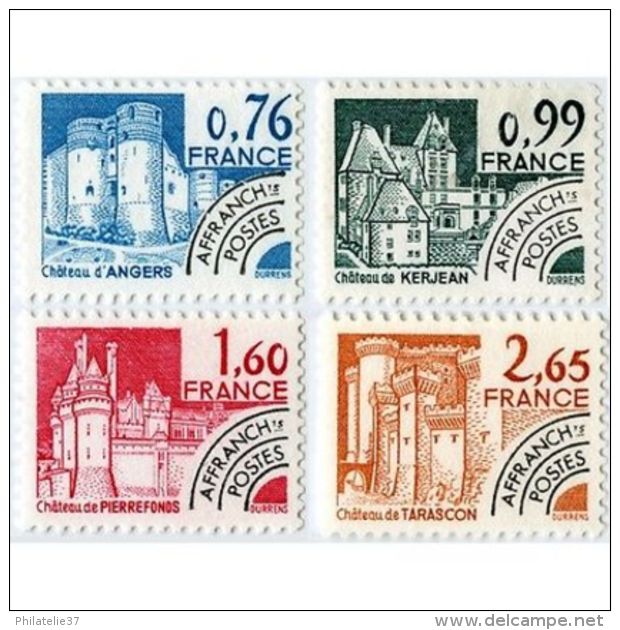 Timbres Préoblitérés France N°166 à 169 - Sammlungen