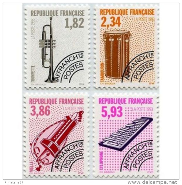 Timbres Préoblitérés France N°228 à 231 - Collections
