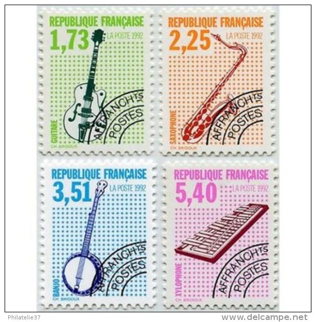 Timbres Préoblitérés France N°224 à 227 - Sammlungen