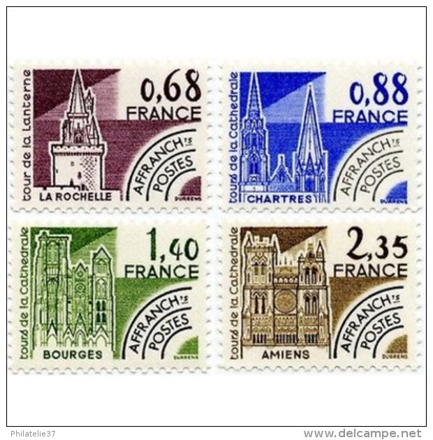 Timbres Préoblitérés France N°162 à 165 - Collezioni