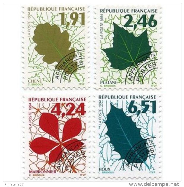 Timbres Préoblitérés France N°232 à 235 - Collections