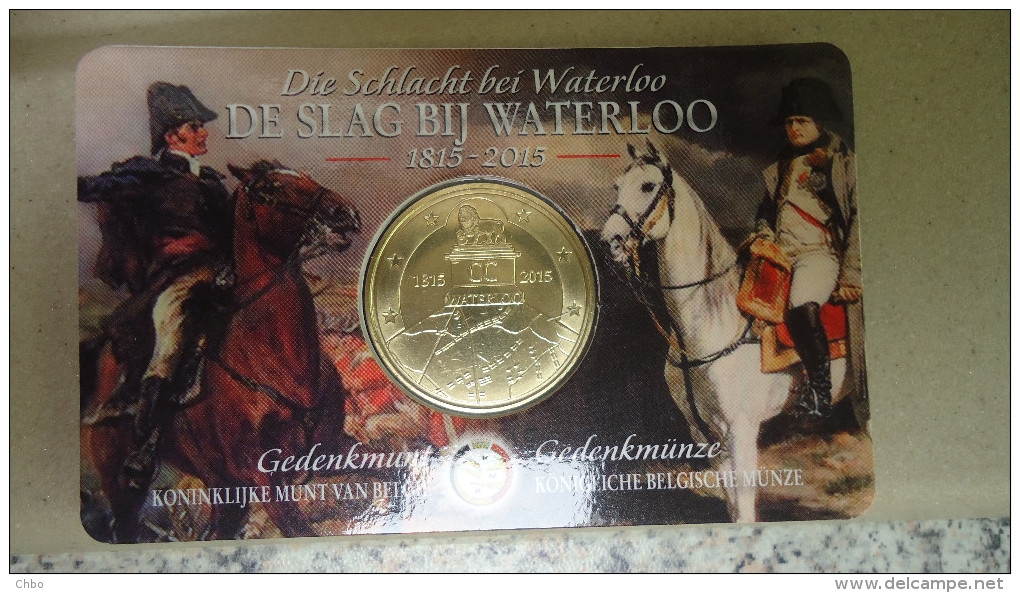 2,5 Euro Belgique BU 2015 - Bicentenaire De Waterloo 1815-2015 - Belgio