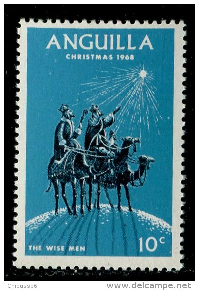 (cl.11 - P.20) Anguilla ** N° 29 (ref. Michel Au Dos) -  Noël. Rois Mages à Dos De Chameaux - - Anguilla (1968-...)