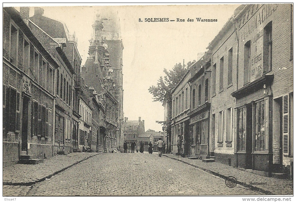 59   SOLESME    RUE  DES   WARENNES - Solesmes