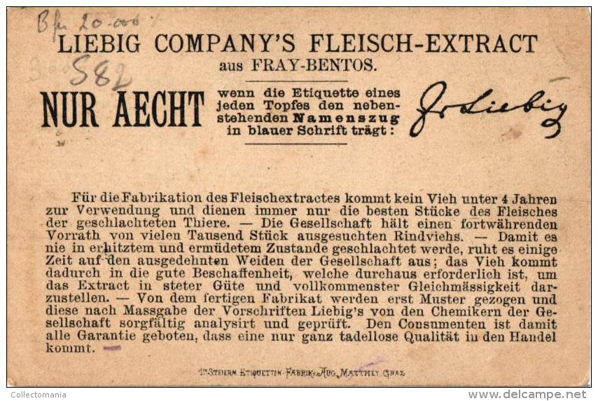 1 Card Liebig Company Fleisch Extract German  S 81, Arnold 20 - BILD03 Nordpolexpedition Kocht Suppen - Liebig