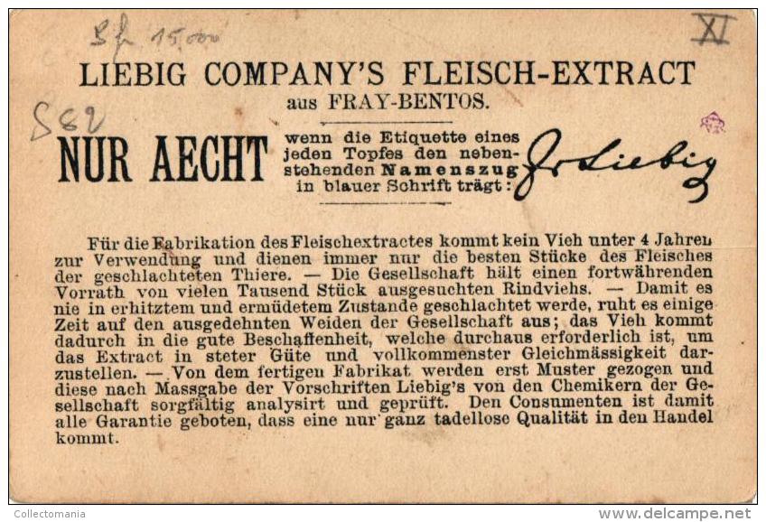 1 Card Liebig Company Fleisch Extract German  S 81, Arnold 20 - BILD02: Österreichisches Soldatenlager, Marketenderin - Liebig