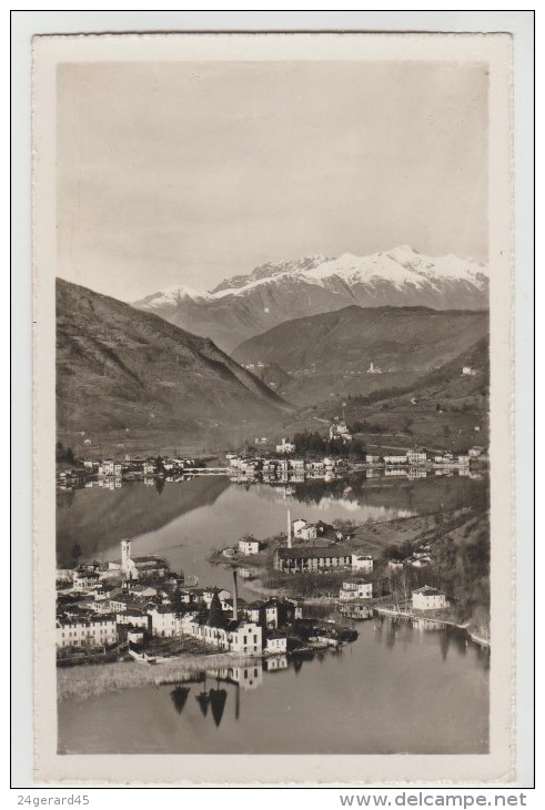 CPSM PONTE TRESA (Suisse-Tessin) - Lago Di Lugano : Stretto Di Lavena E Ponte Tresa - Lugano