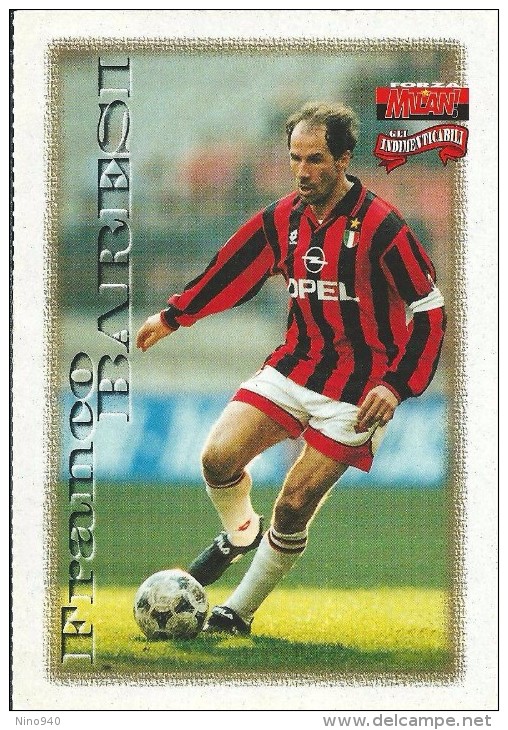 FRANCO BARESI - LE CARTOLINE DI FORZA MILAN - EDIZIONE 1997/98 - Calcio