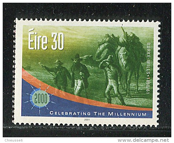 (cl.11 - P.23) Irlande **  N° 1308 (ref. Michel Au Dos) - Expédition Burke-Willis. Dromadaires - - Unused Stamps