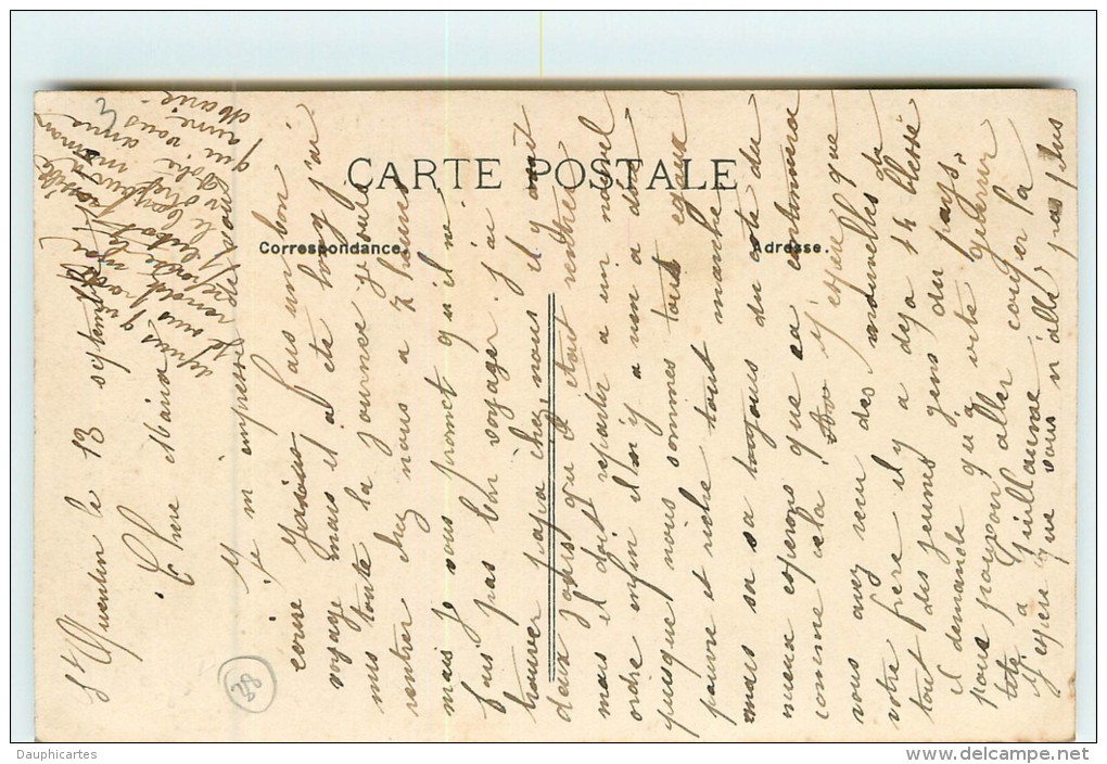 SAINT QUENTIN FALLAVIER - Hôtel De Ville - Poste Et Télégraphes - Caisse D' Epargne - 2 Scans - Autres & Non Classés