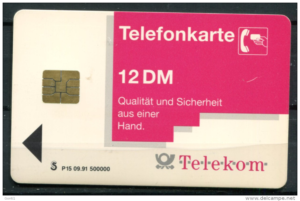 Germany,Allemagne 1991 Telefonkarte,Phone Card TELEKOM "Telekom-Wir Sind Deutschlands Kommunikations-Gesells " 1 TC Used - Telecom