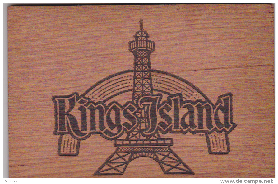 US - Ohio - Kings Island - Wooden Postcard - Autres & Non Classés