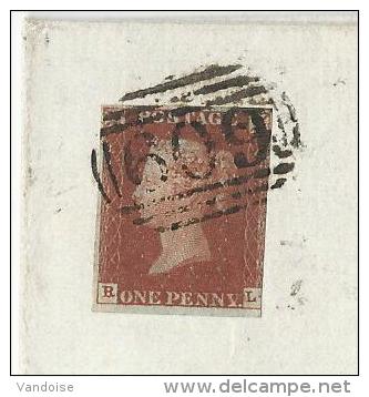 LETTRE DE 1845 AVEC CACHET 609 (PENZANCE) - Covers & Documents