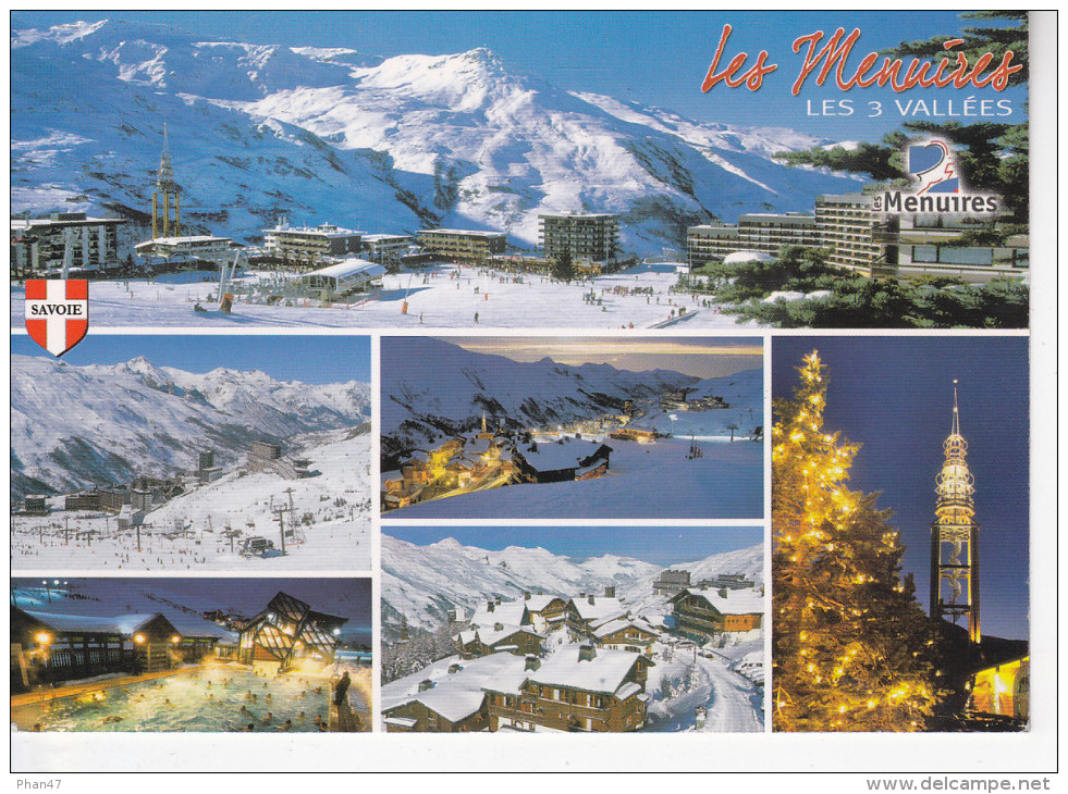 LES MENUIRES (73-Savoie)  Les 3 Vallées, 6 Vues, Ed. André 2011 - Autres & Non Classés