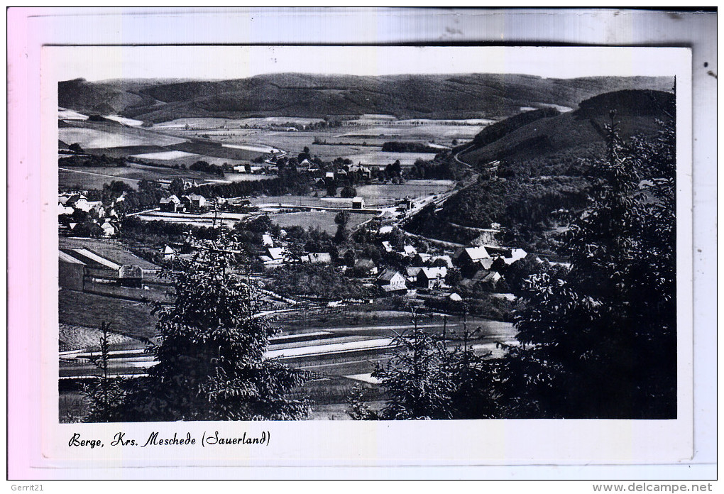 5778 MESCHEDE - BERGE, Panorama, 1955 - Meschede