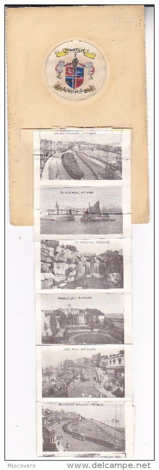 1913 GB GV Stamps COVER RAMSGATE CDS Pmk (Ramsgate 12 Views Novelty Postcard) - Lettres & Documents