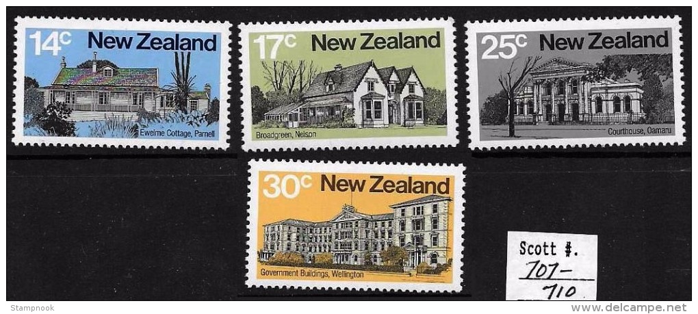 New Zealand Scott   707-10 Mint NH VFine - Unused Stamps