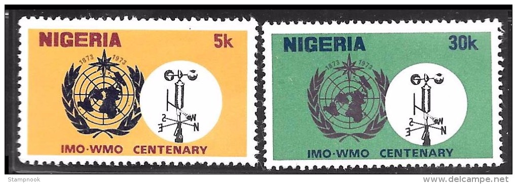 Nigeria Scott   311-12 Mint NH VFine  CV 1.90 - Nigeria (1961-...)
