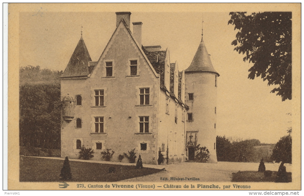 Canton De VIVONNE - Château De LA PLANCHE - Vivonne