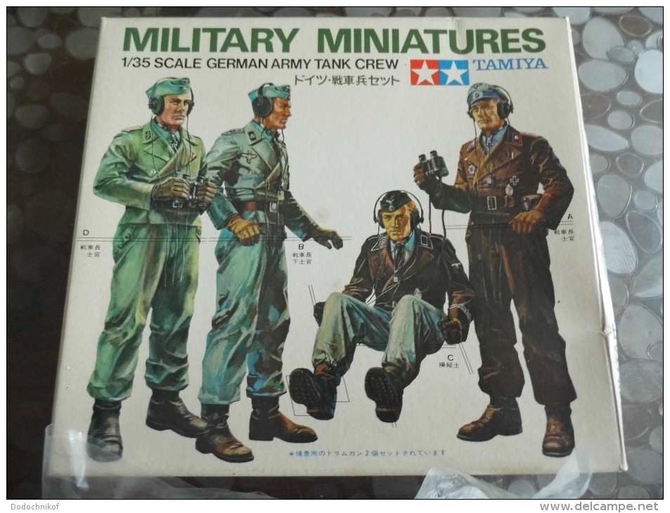 TAMIYA -japan - Military Miniatures - German Army Tank Crew - Kit N° MM119 - Militaires