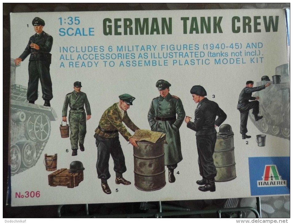 ITALAEREI - Italie - German Tank Crew  - Kit N° 306 - - Militaires