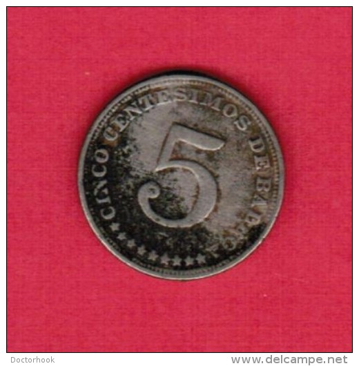 PANAMA   5 CENTESIMOS 1929 (KM # 9) - Panama