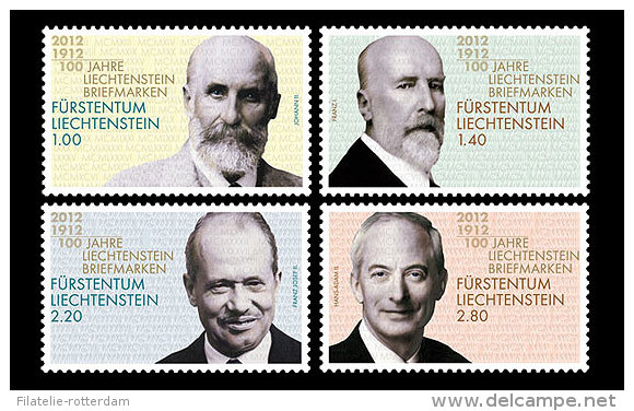 Liechtenstein - Postfris / MNH - Complete Set 100 Jaar Postzegels 2012 - Unused Stamps