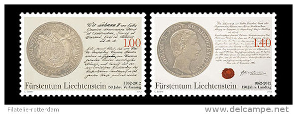 Liechtenstein - Postfris / MNH - Complete Set 150 Jaar Grondwet En Parlement 2012 - Neufs